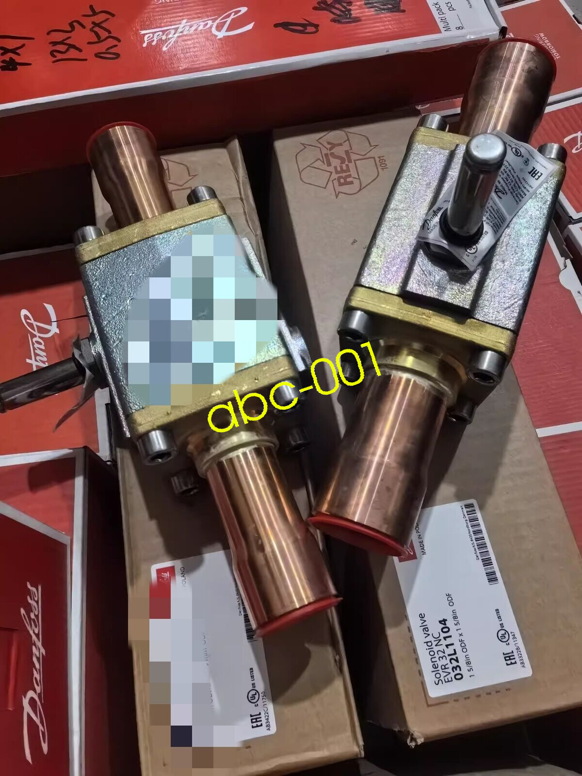 1pcs Danfoss Cold storage refrigeration Solenoid Valve EVR32 NC 42mm 032L1104
