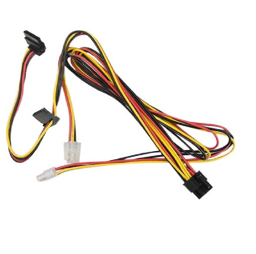 Supermicro CBL-PWEX-0485-01 Power Cable, 8P to 2 2x2(50/60CM) & 2 SATA (26+16cm)