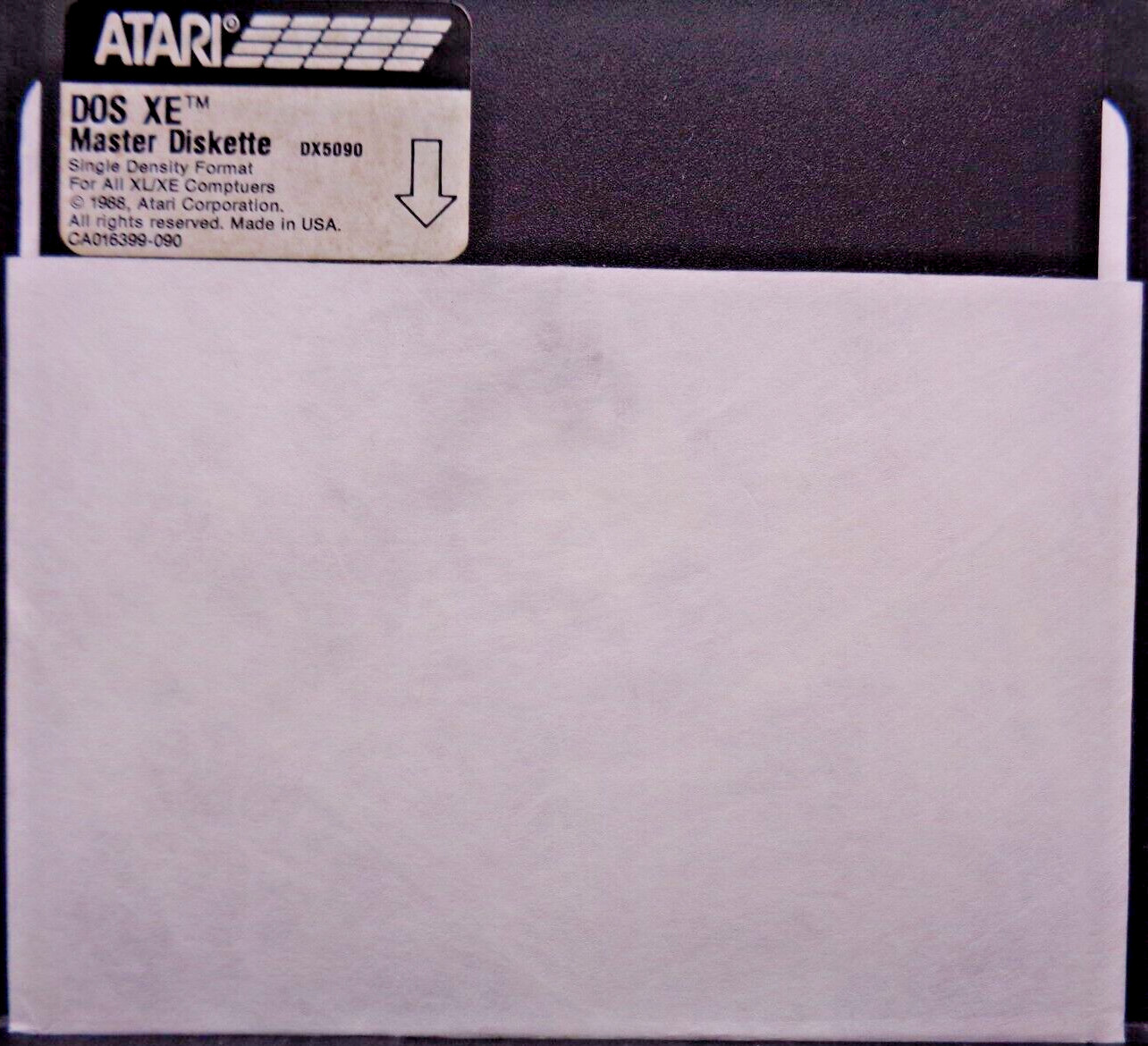 ATARI XL/XE -- DOS XE MASTER FLOPPY DISK (ATARI DX5090 - DISK) #IN SD FORMAT