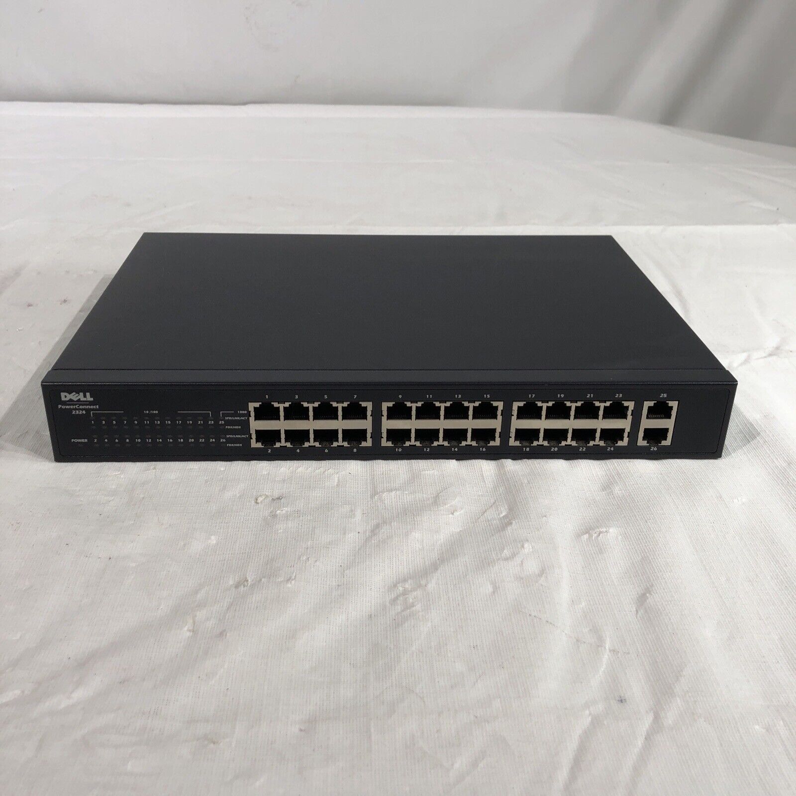 Dell PowerConnect 2324 10/100/1000 24-Port Fast Ethernet Switch + Rack Mount