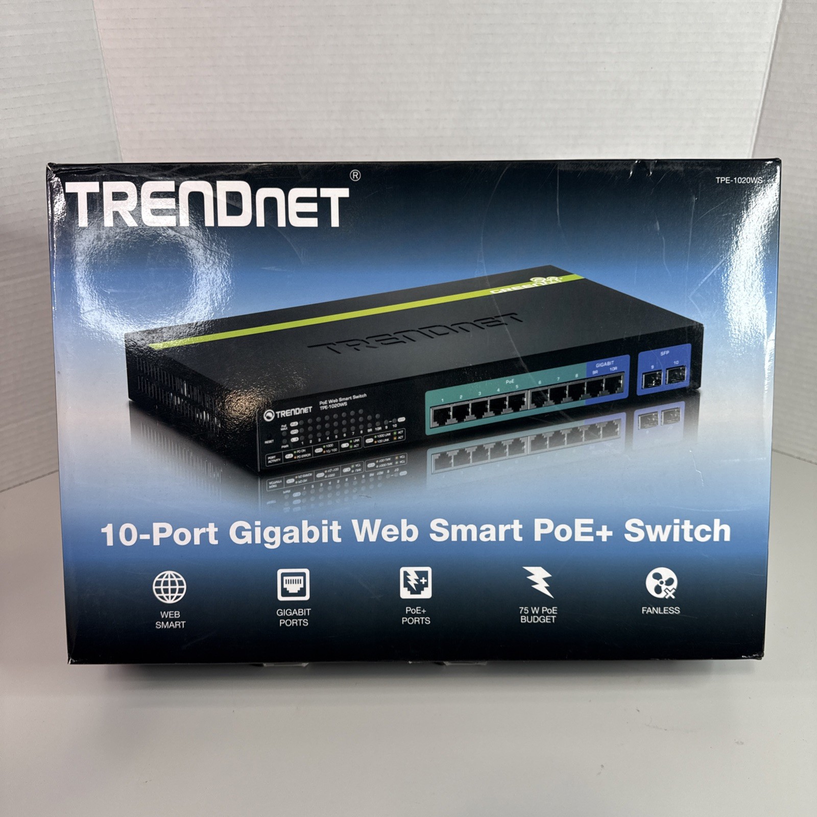 TRENDnet TPE-1020WS 10-Port Gigabit Web Smart PoE+ Switch