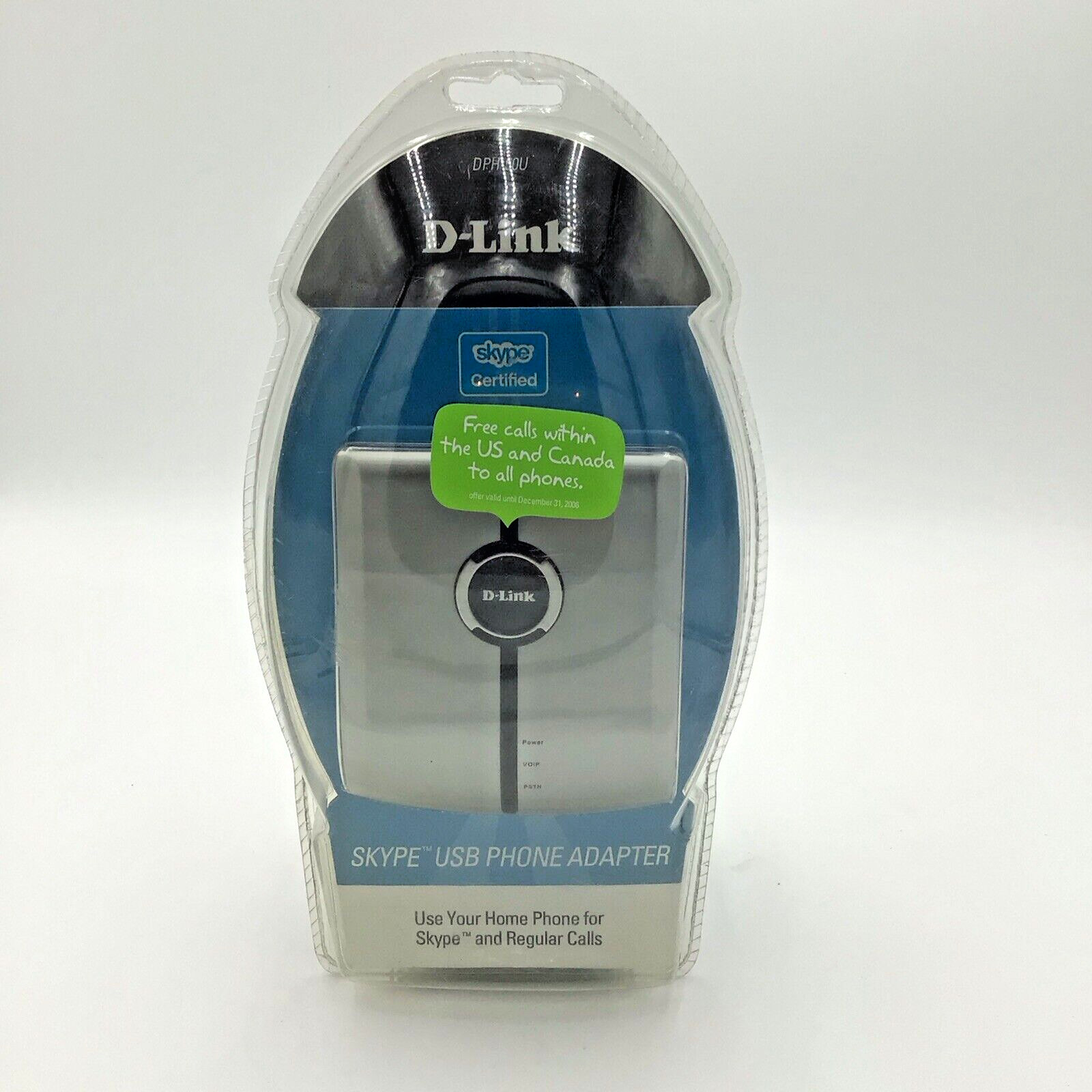 D-Link DPH-50U Skype Certified USB Phone Adapter New 
