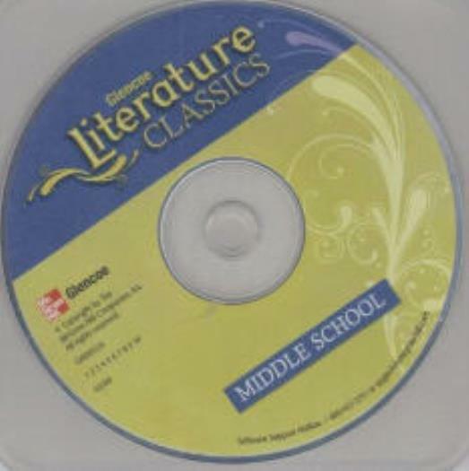 Glencoe Literature Classics: Middle School PC CD stories lessons teaching tools