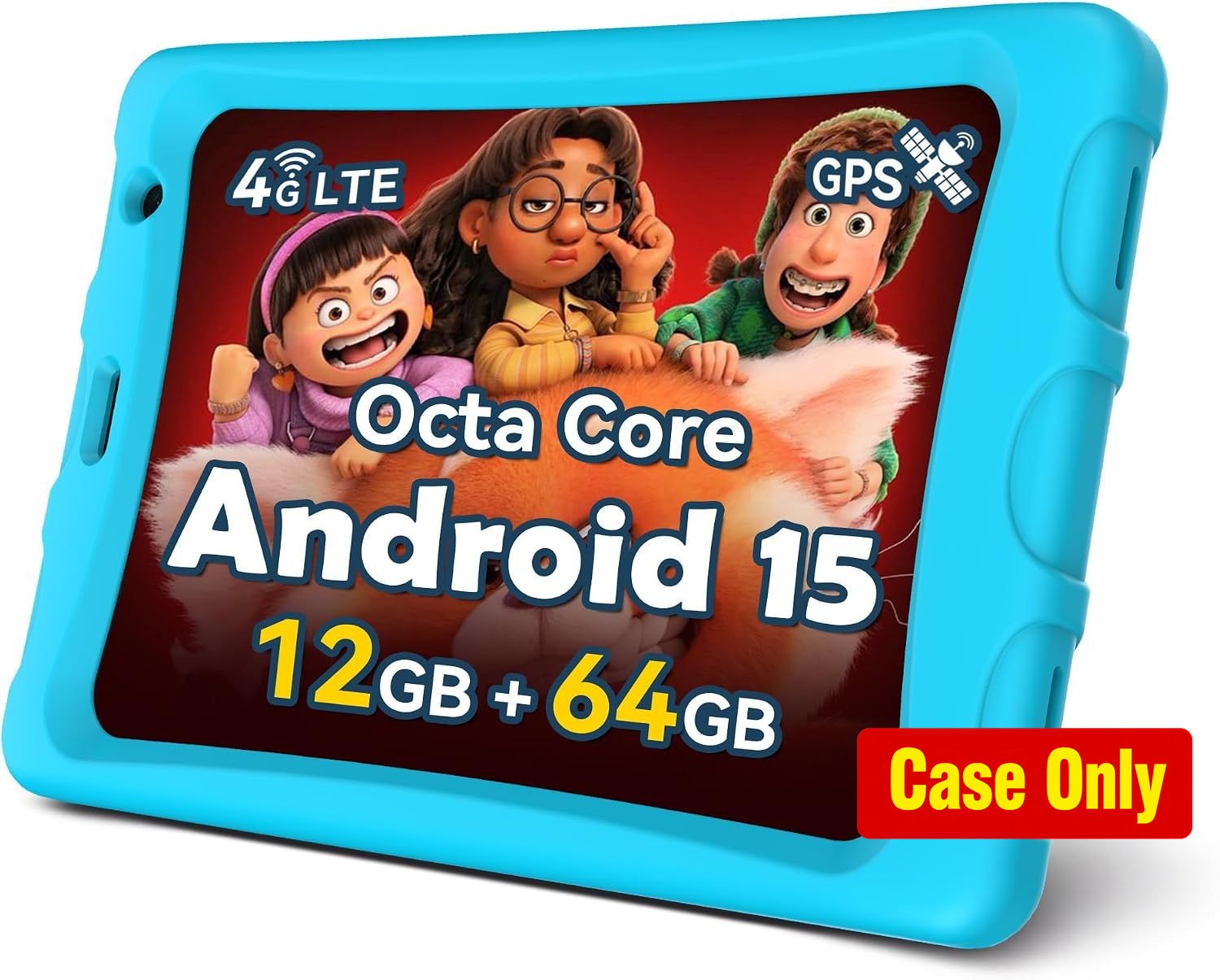 Case for 8 Inch Android Tablet with SIM Card Slot, 4G LTE, 12GB RAM, 64GB ROM