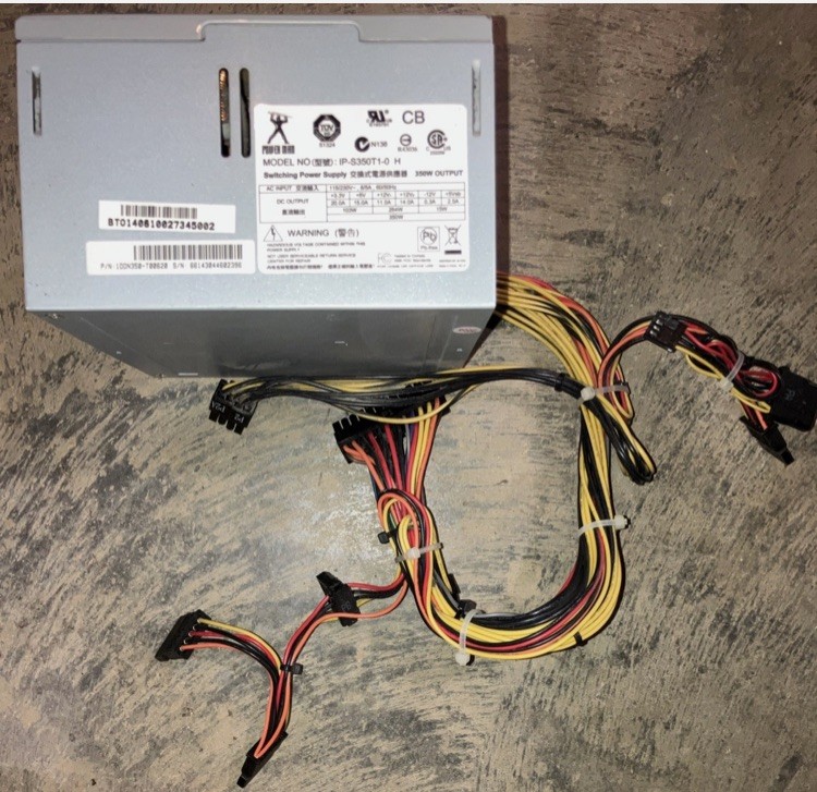 Power Man IP-S350T1-0 350W Power Supply TESTED