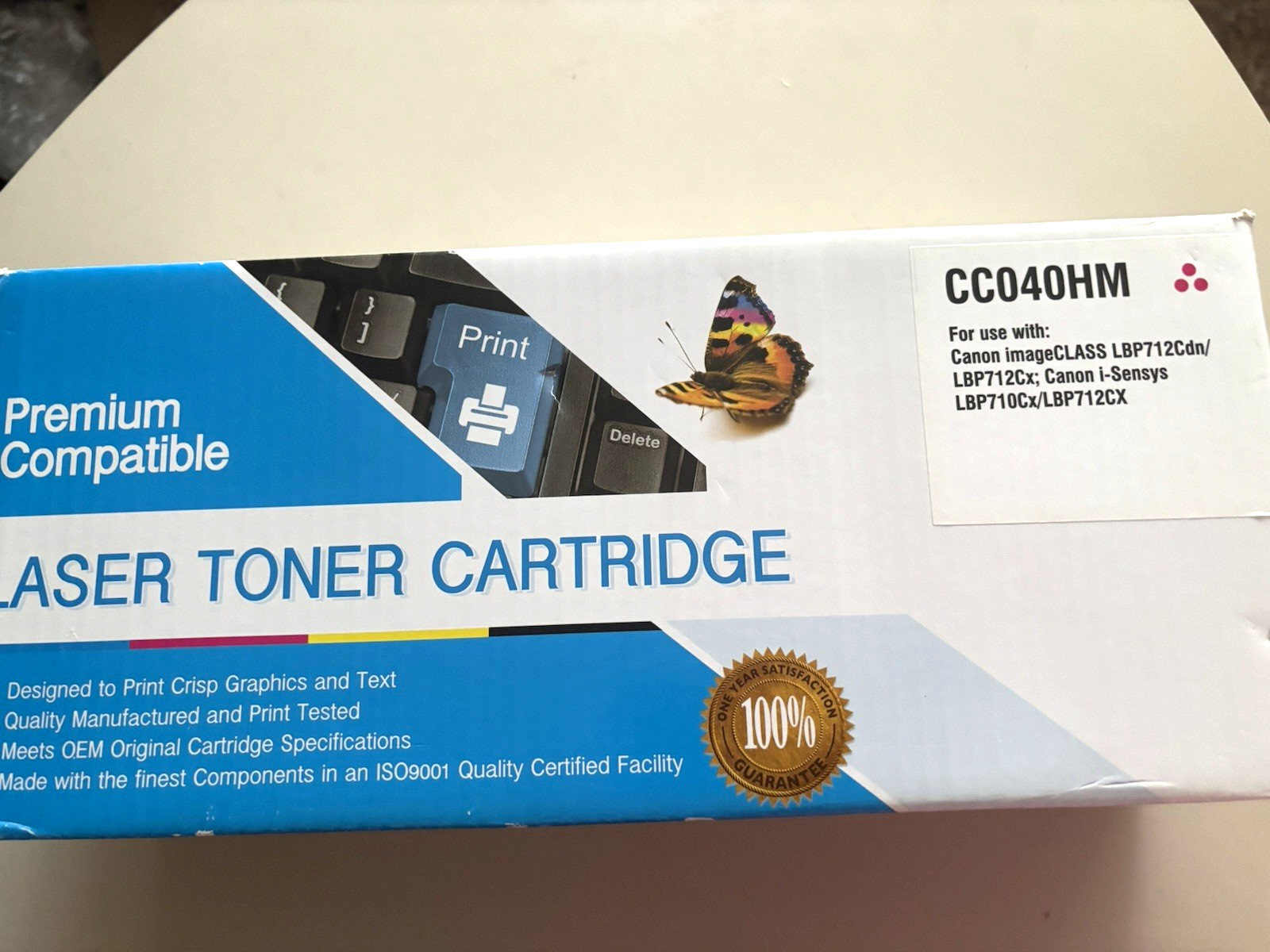 Premium Compatible CC040HM Magenta Laser Toner for Canon imageCLASS LBP712Cdn