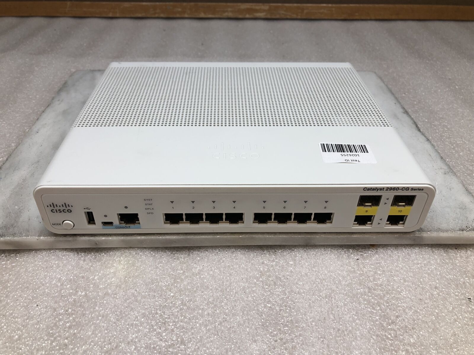 Cisco Catalyst 2960CG Series 8-Port Ethernet Network Switch WS-C2960CG-8TC-L V03