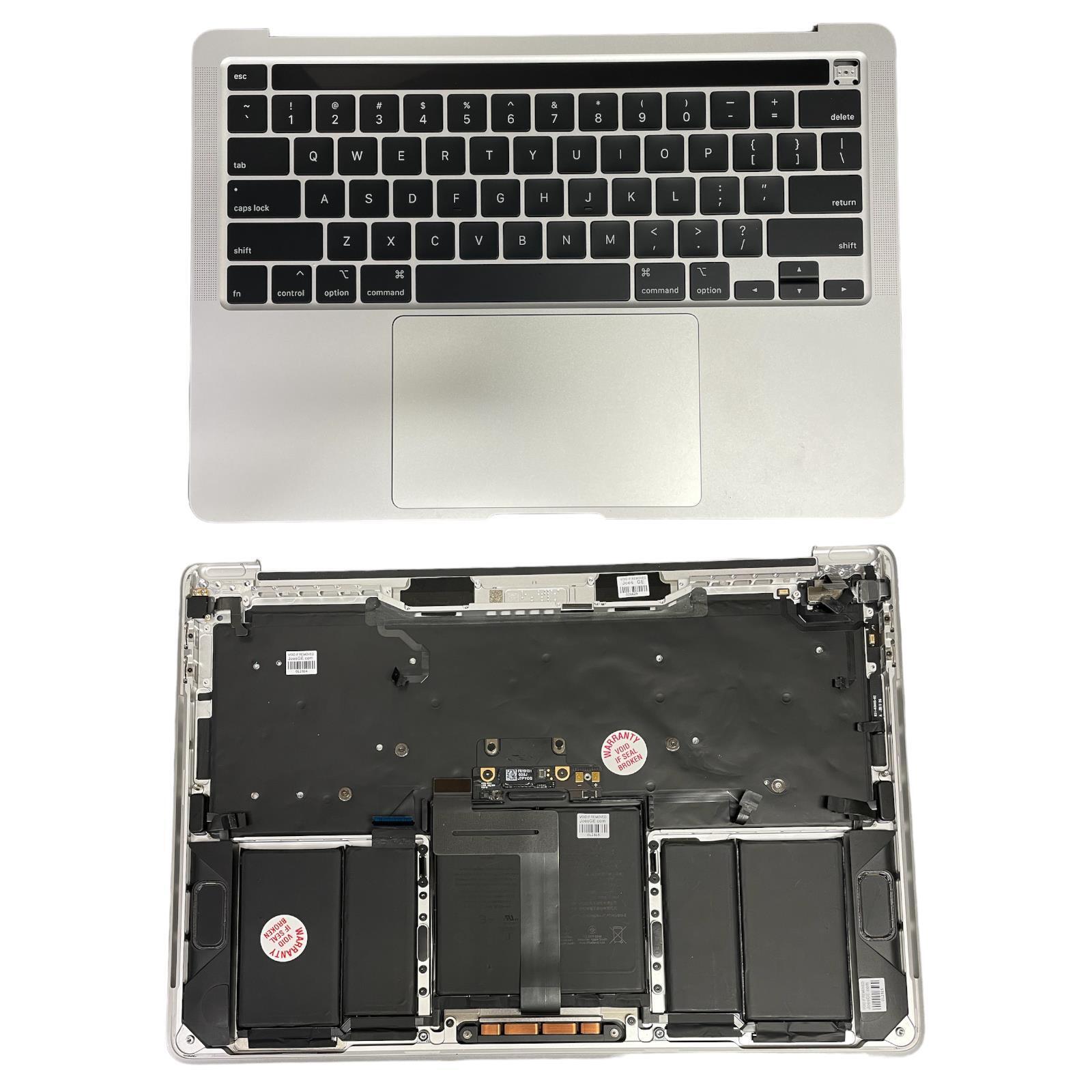 Apple MacBook Pro 13-Inch A2338 Top Case KeyBoard Battery Track Pad (Silver) [A]