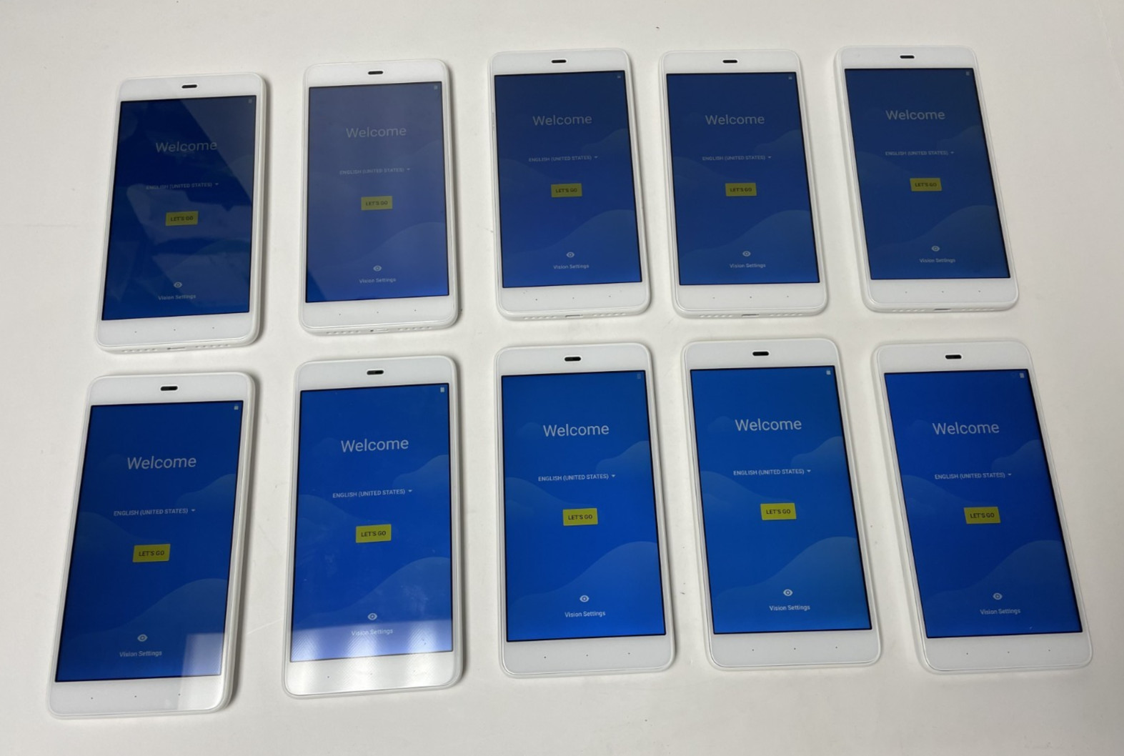 Lot of 10 Google Android Tablet 6" U2VR 16GB Working