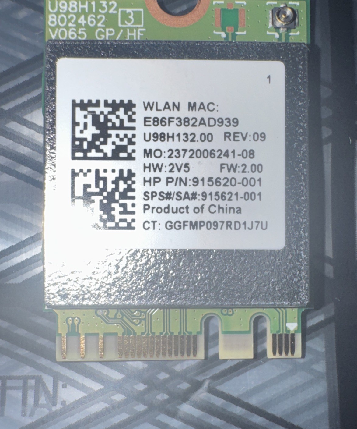 Network Card Realtek Model RTL8821CE FOR HP