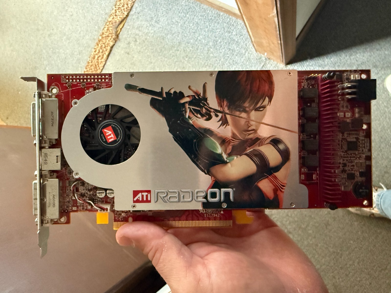 ATI Radeon X1800 GTO 256MB GDDR3 PCIe R520 Ruby GPU Vintage Retro Graphics Card