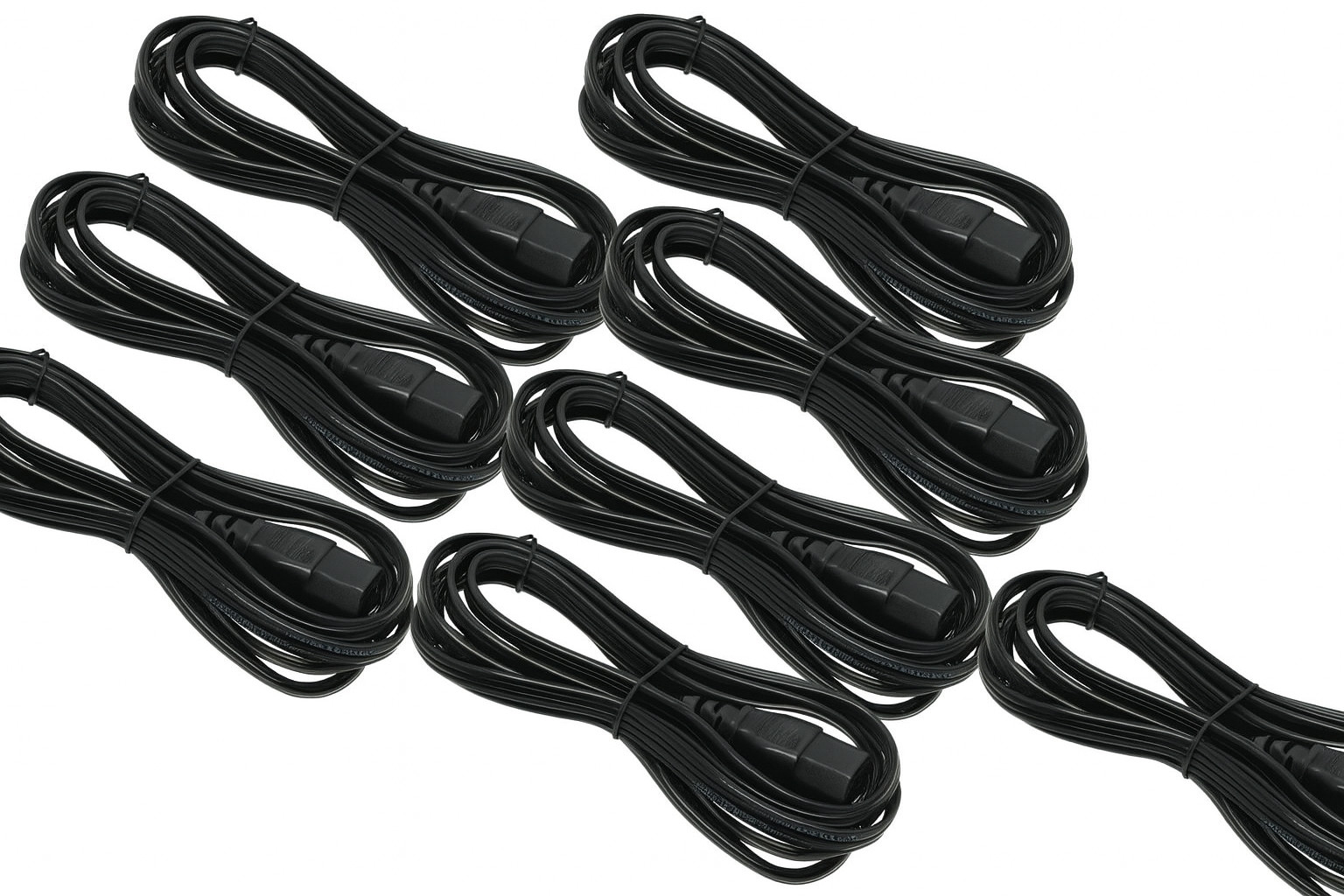 LOT OF 10 - Power Cable Cord 6 ft Standard 3 Prong 05120P 5120P - High Quality