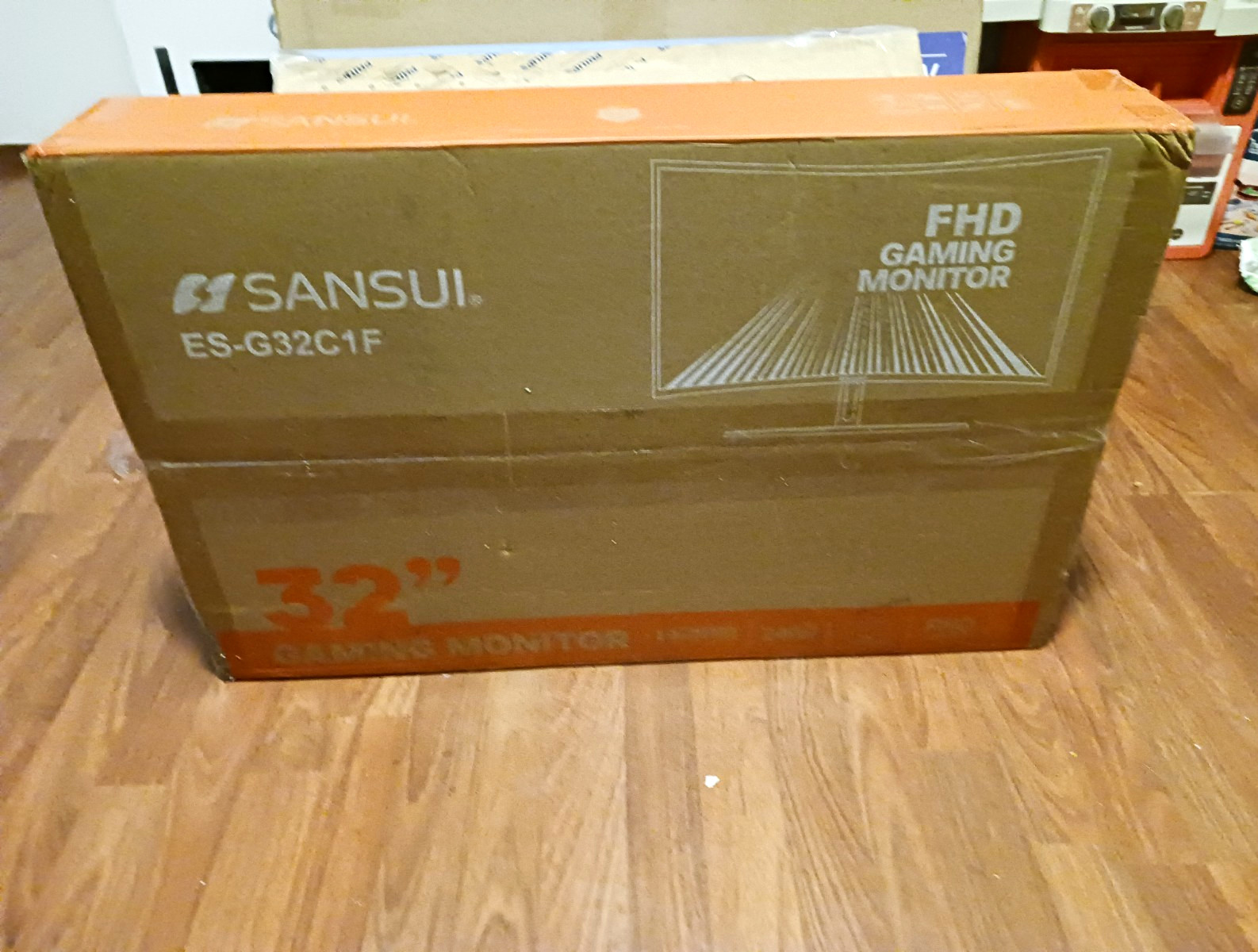 Sansui ES-G32C1F 32" Curved FHD LED Gaming Monitor 240Hz 1ms HDMI/DP Broken