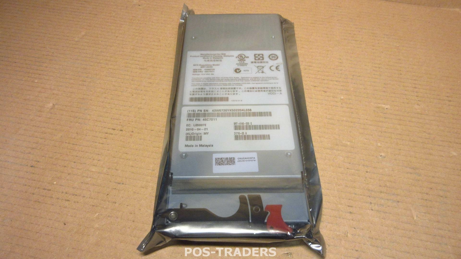 IBM 46C7011 QLOGIC 4GB Intelligent Pass-thru Module IBM BladeCenter 20-port NEW