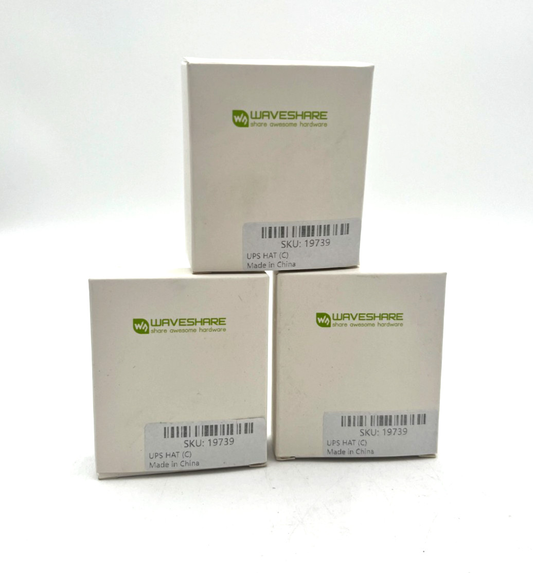 Uninterruptible Power Supply HAT for Raspberry Pi Zero Series, lot of 3