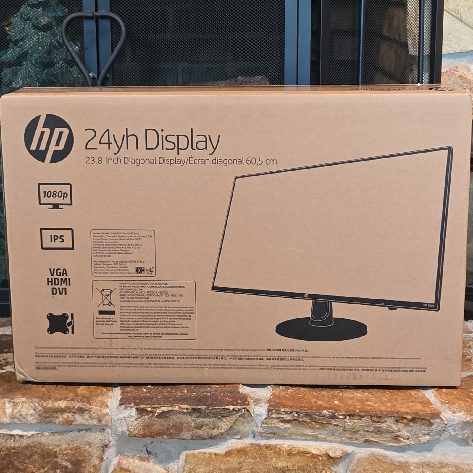 HP 24yh 3UA73AA High Definition IPS LCD Desktop Monitor 24" NEW SEALED