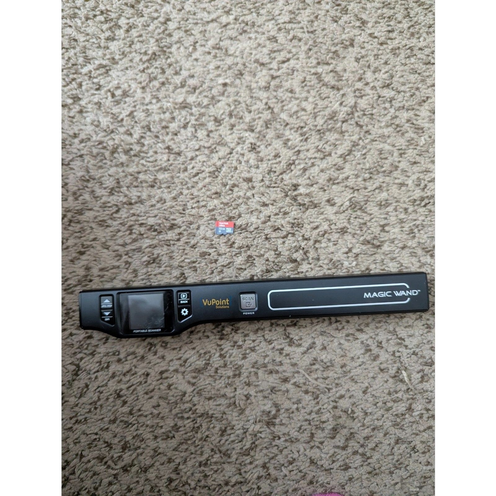 VuPoint Magic Wand Portable Scanner PDS-ST470-VP-BX2 with 32GB MicroSD