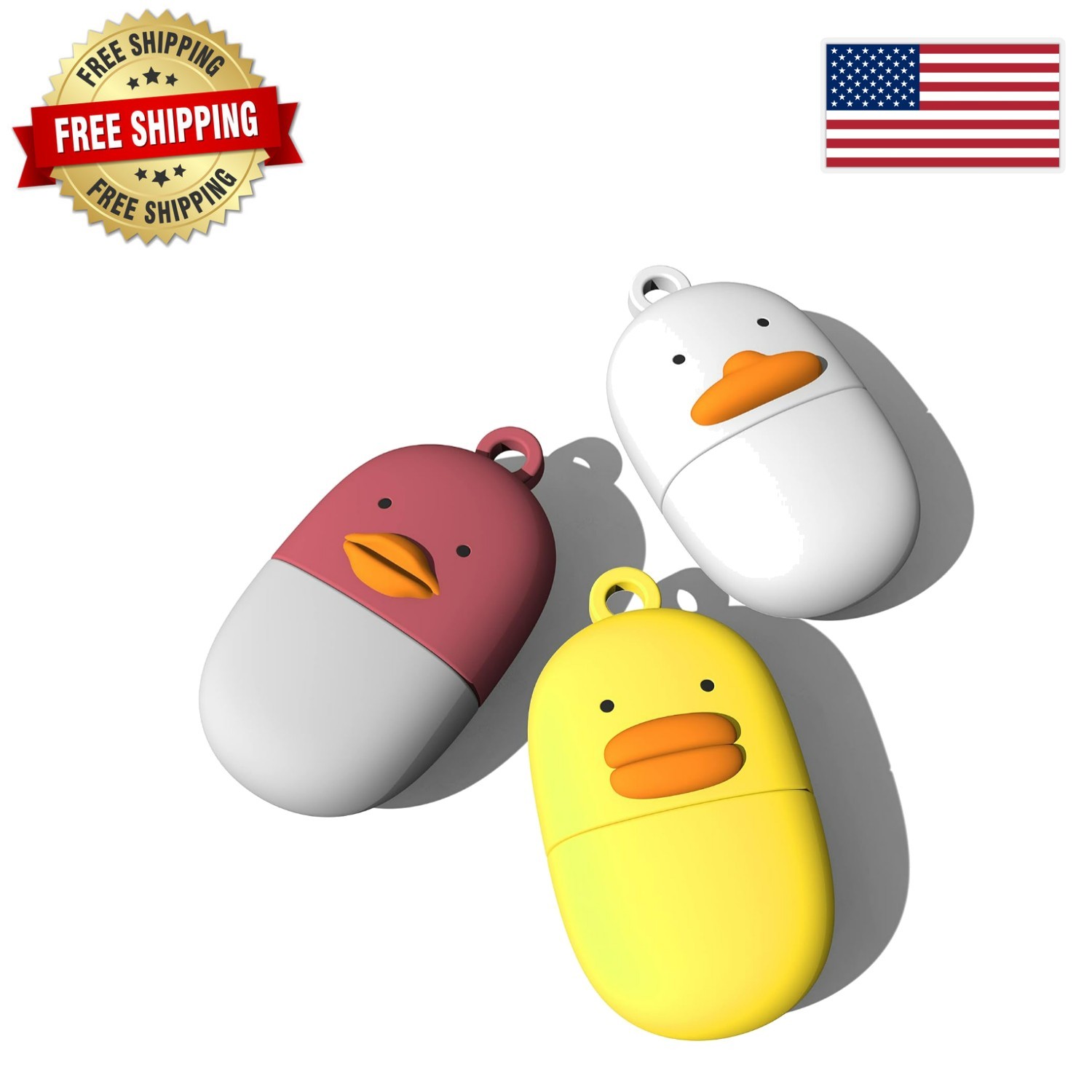 64GB Cute Animal USB Flash Drive - Waterproof & Portable Sausage Duck Gift