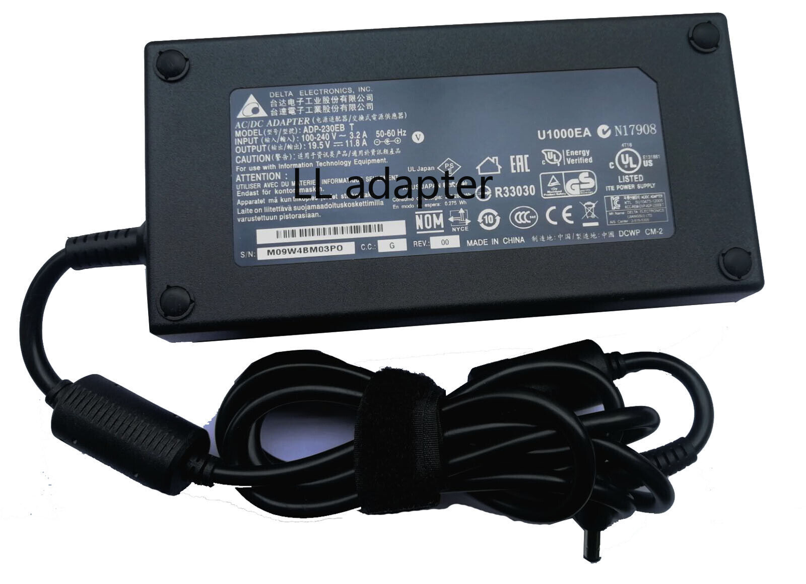Genuine 230W AC Adapter Charger For MSI GS66 Stealth 10SE-039 10SE-044 Power