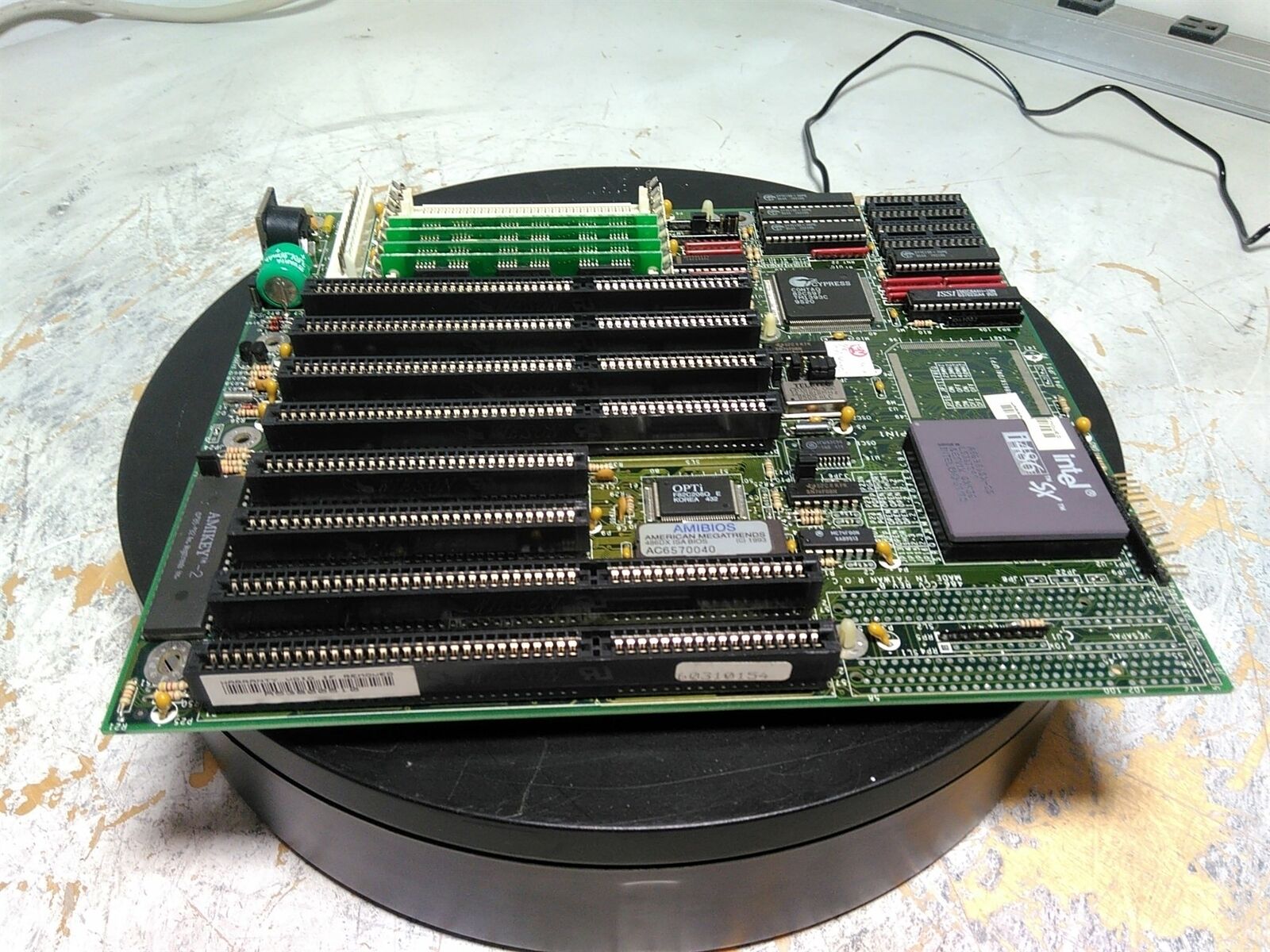 486-CCV AT Motherboard Intel 80486SX 25MHz 3328KB Ram