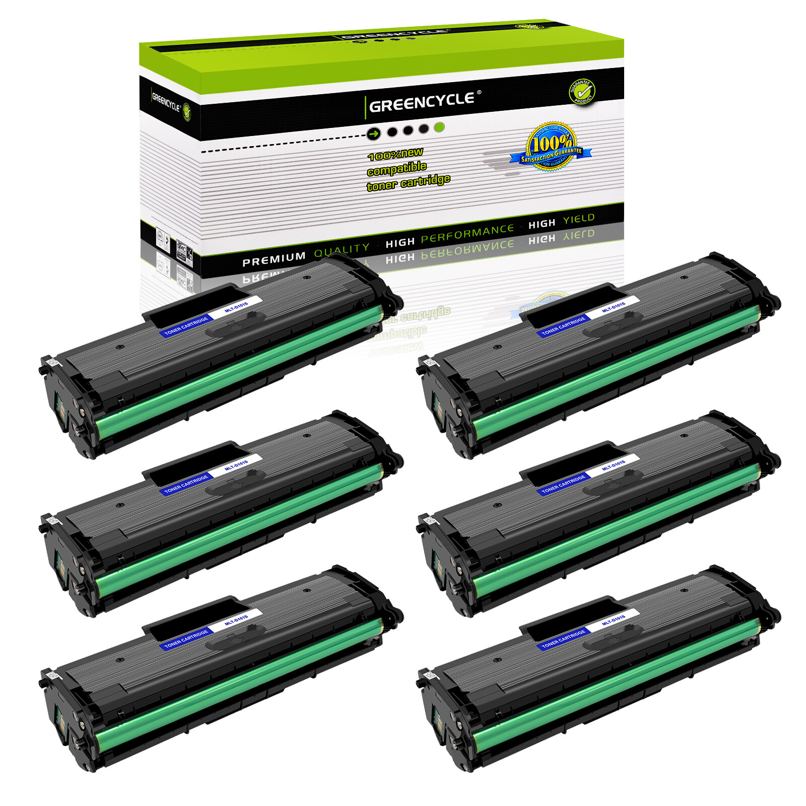 6PK MLT-D101S Toner Fit for Samsung MLTD101S SCX-3400F SCX-3400FW SF-761 SF-761P
