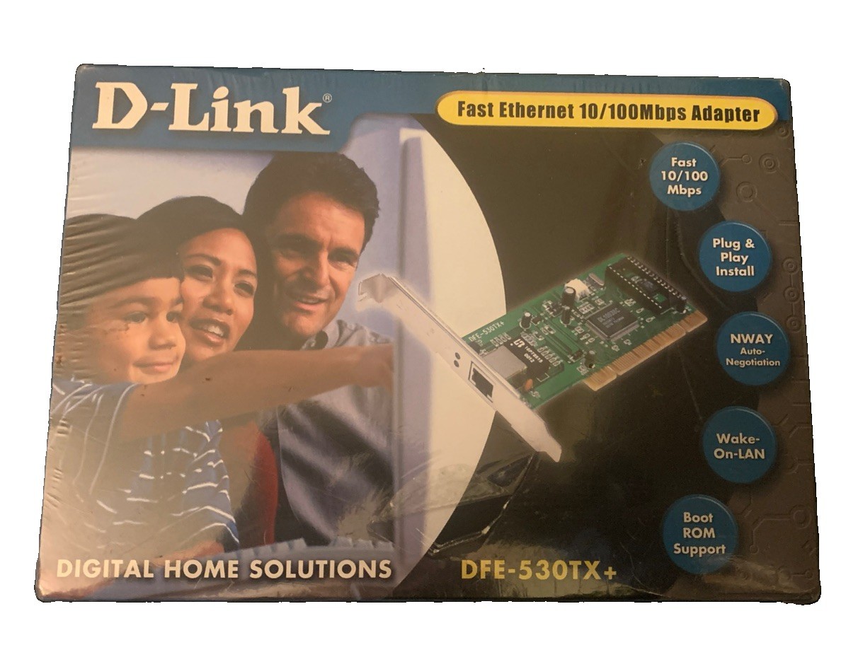 D-Link 10/100Mbs Fast Ethernet Adapter, new