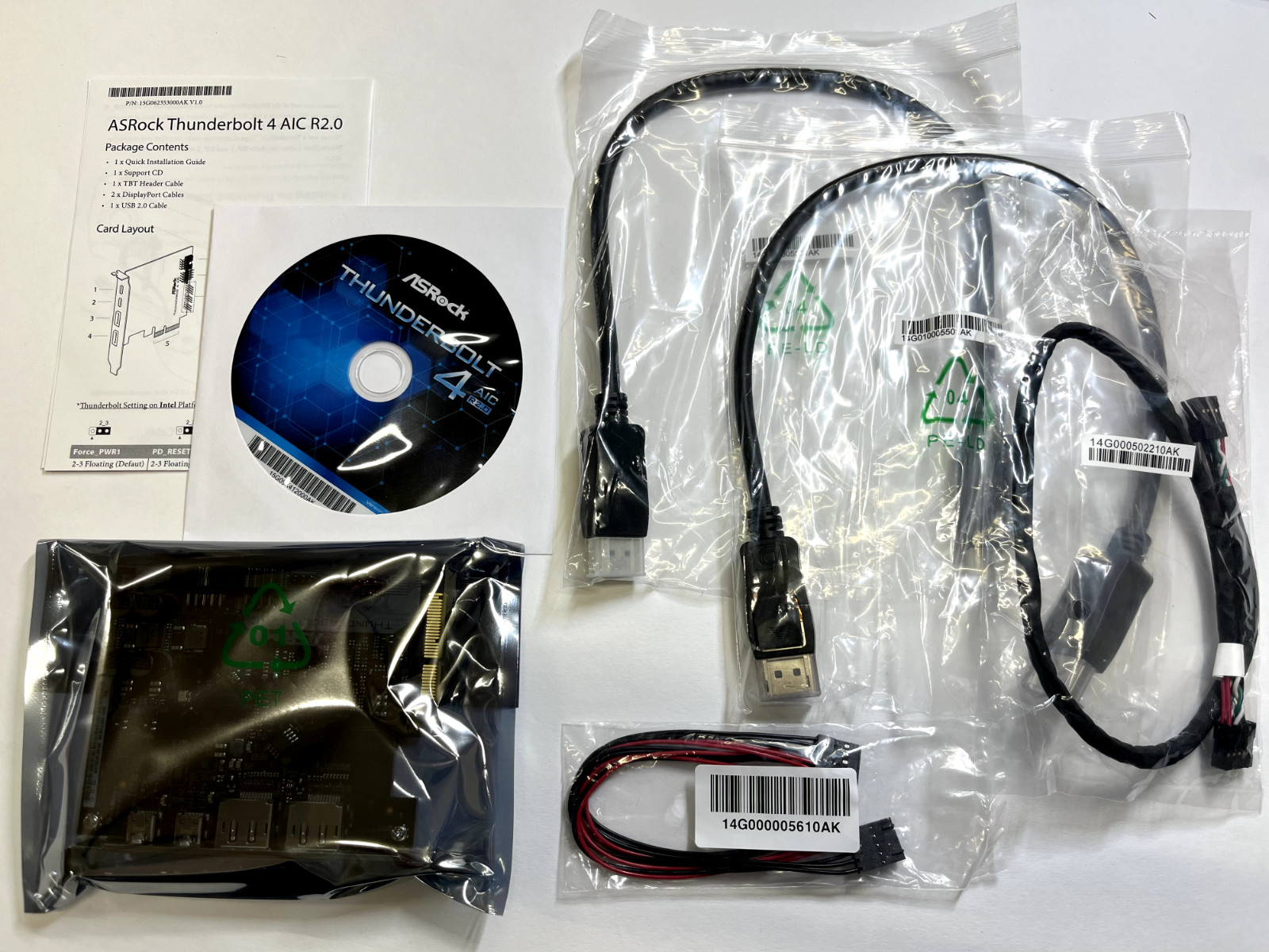ASRock Thunderbolt 4 AIC R2.0 Thunderbolt 4 PCI Express Expansion From JAPAN New