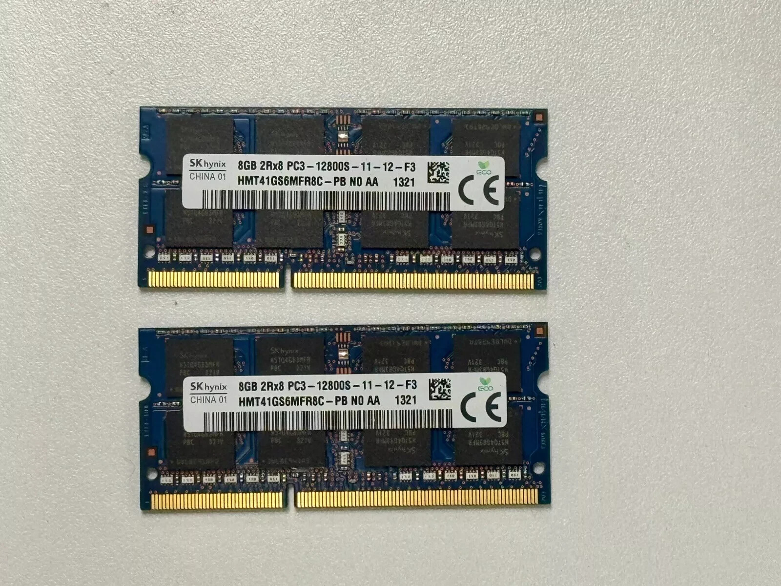DDR3 Memory 16GB (2 x 8GB) PC3-12800S and PC3L-12800S Laptop SODIMM Memory