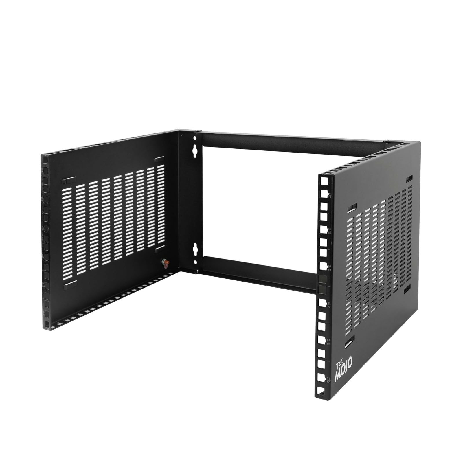 Tecmojo 6U Wall Mount Rack,6U Rack 14 inch Depth,19" Network 6U, Black 