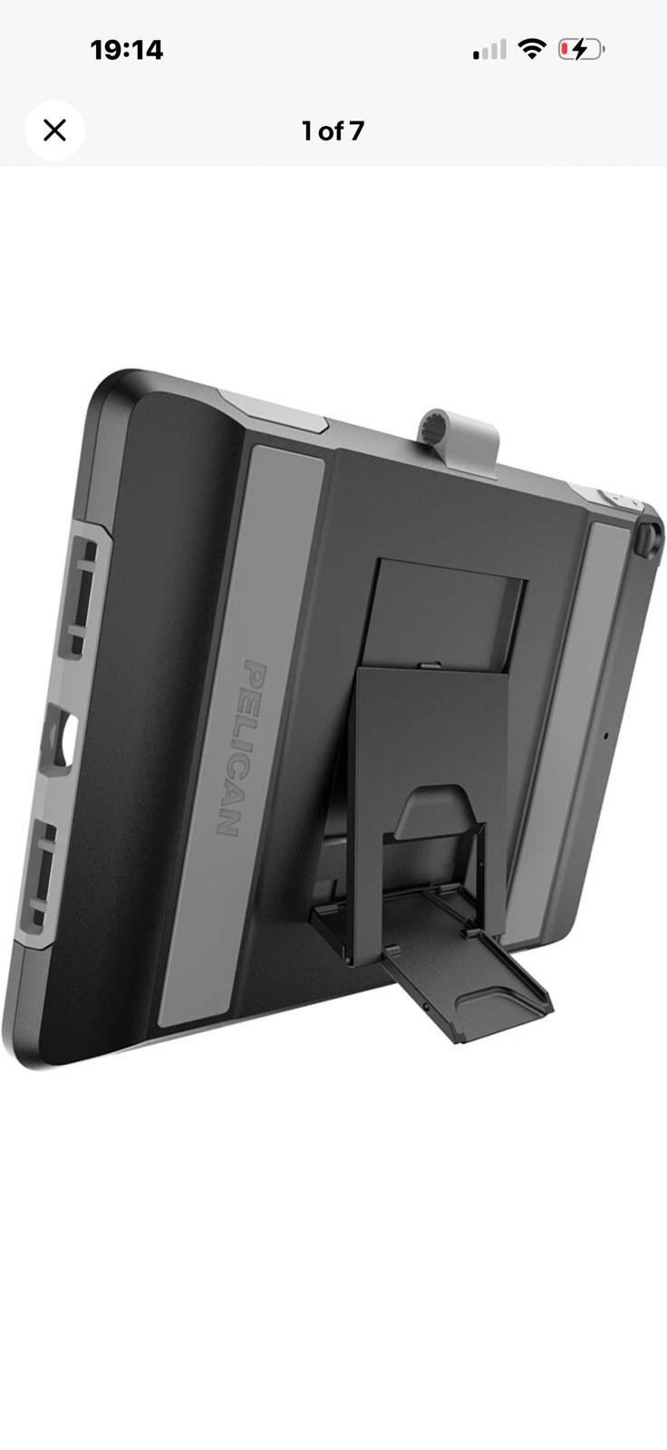 PELICAN Voyager iPad Pro 10.5” / IPAD AIR 10.5" Case, Black/Grey