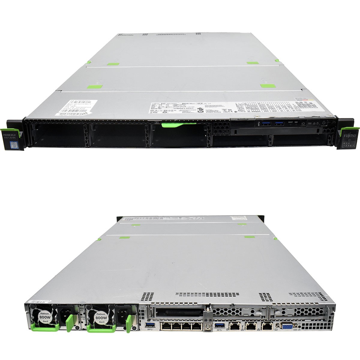 Fujitsu A3C40197123 Primergy RX2530 M4 Server No CPU No RAM 1xHS 4x SFF 2.5