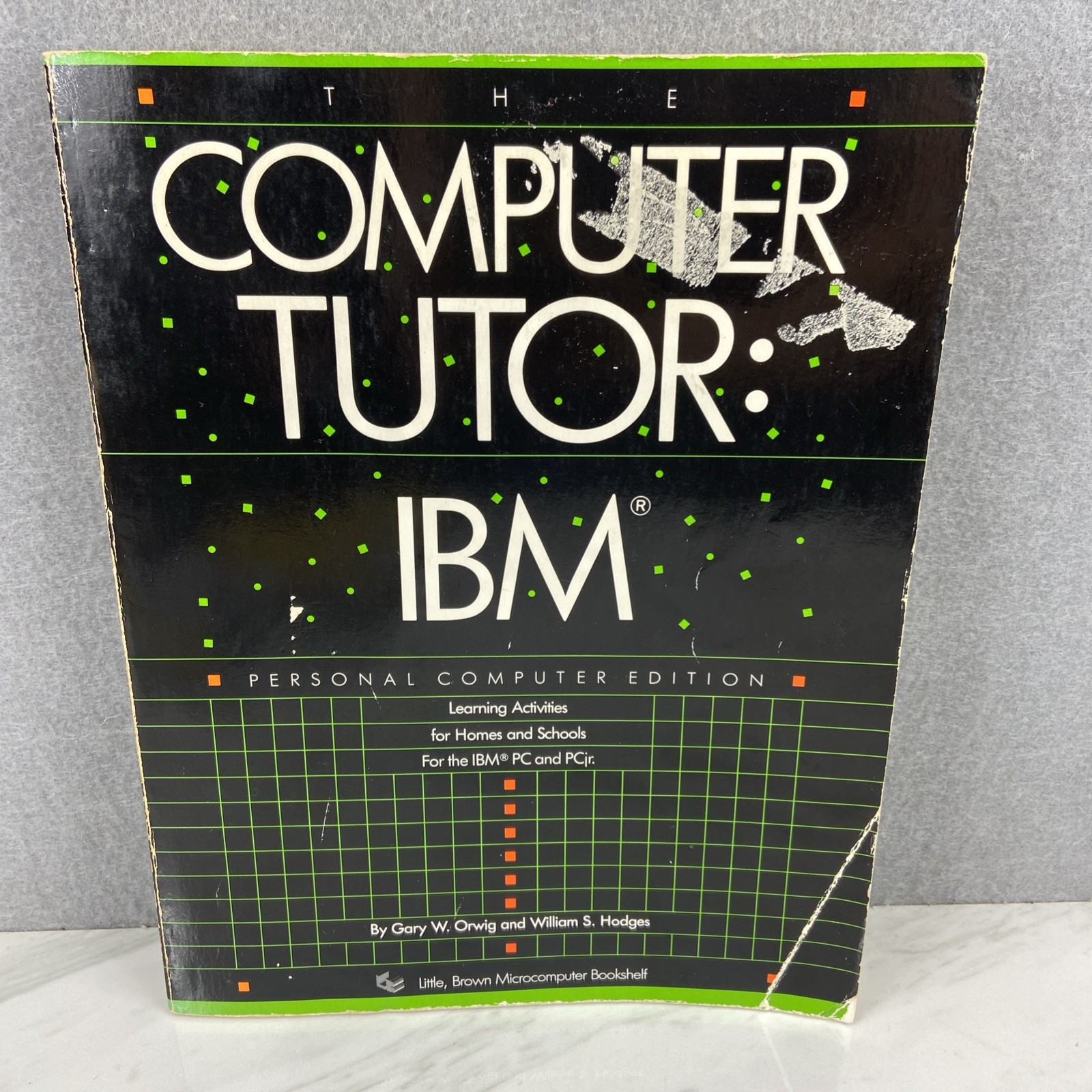 Vintage The Computer Tutor IBM PC PCjr Edition 1984 Gary Orwig Retro BASIC Book