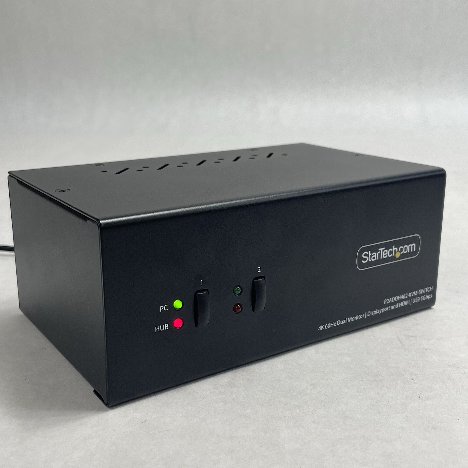 StarTech.com P2DD46A2-KVM-SWITCH 2-Port Dual-Monitor Power Tested
