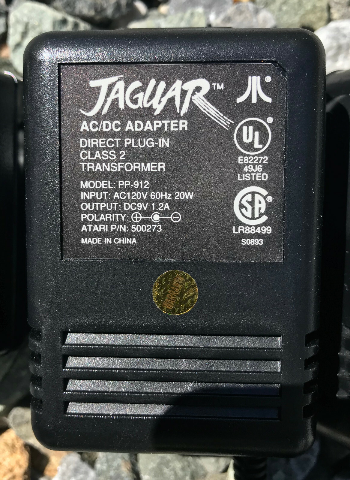 Atari Jaguar POWER PACK ORIGINAL 120/110VAC US TESTED WHITE LABEL 