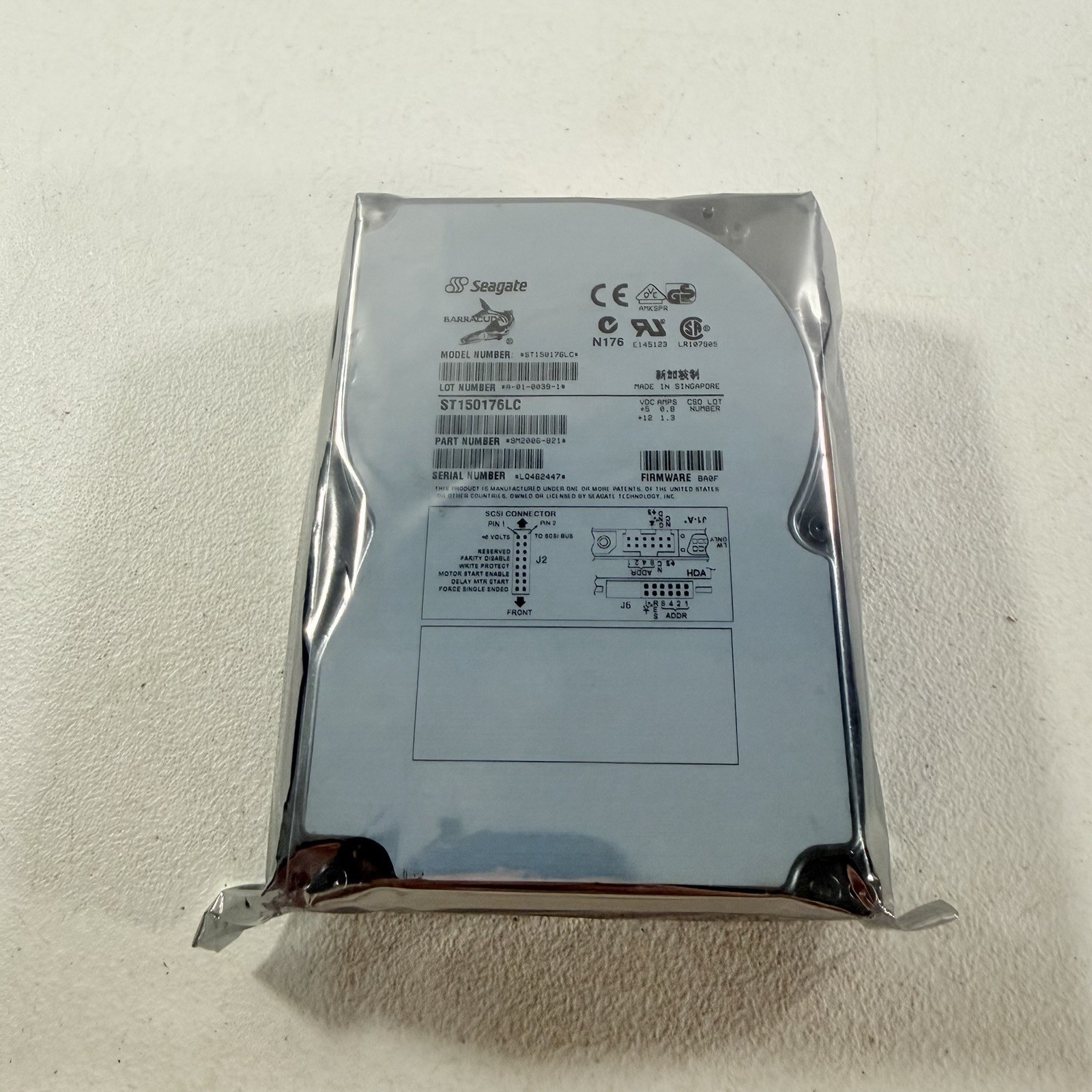Seagate ST150176LC 50GB HDD SCSI 72K  SEALED G1N
