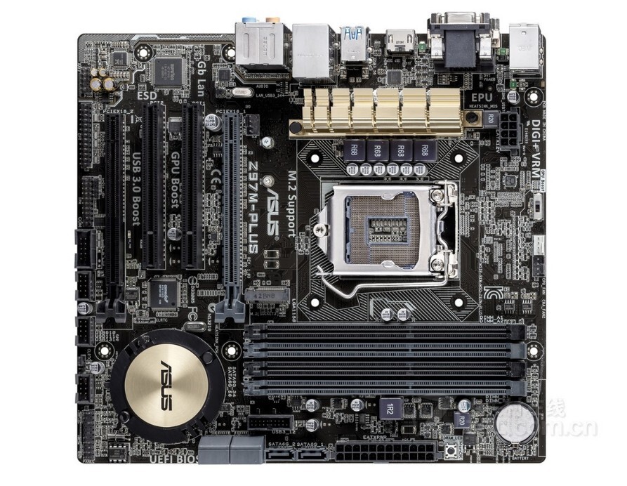 FOR  ASUS Z97m-plus motherboard LGA1150 DDR3  M-ATX 32G VGA+HDMI+DVI test OK