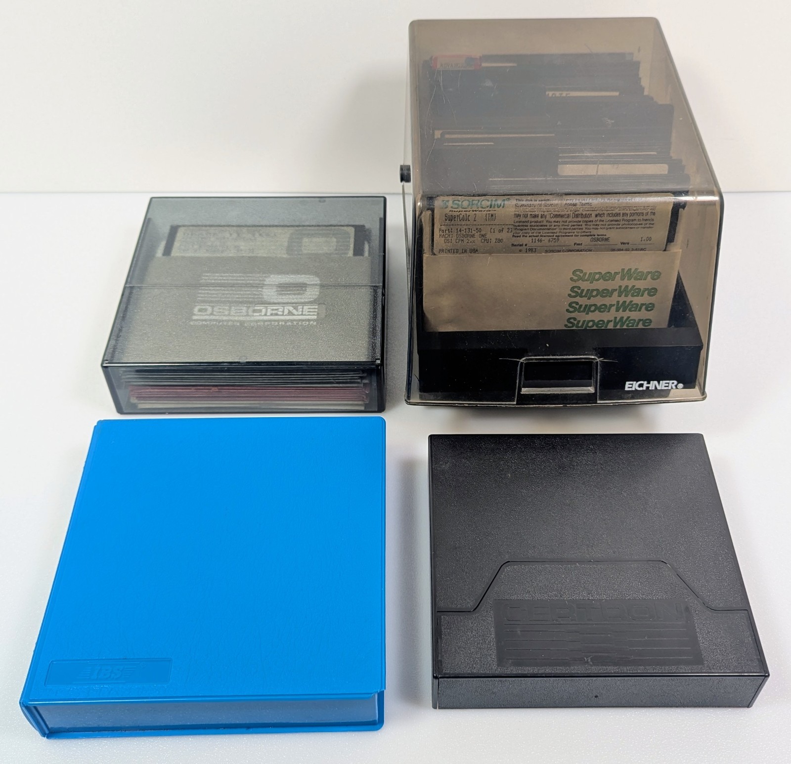 Osborne Software Lot Of 98 5.25" Disks - Dbase II, Cbasic, CP/M, Datastar & More