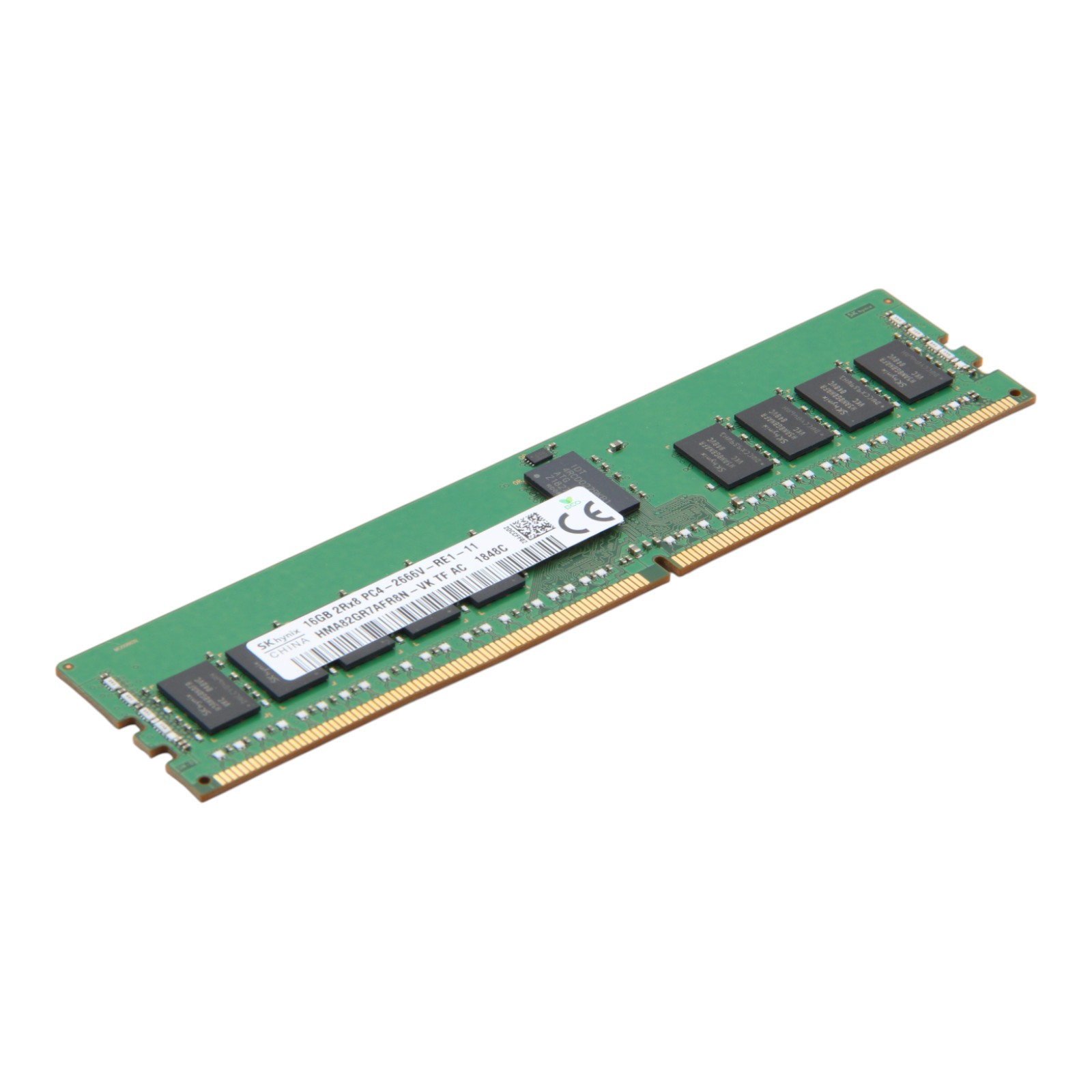 Micron 16GB 2Rx8 PC4-2666V DDR4 ECC RDIMM HMA82GR7AFR8N-VK Server RAM