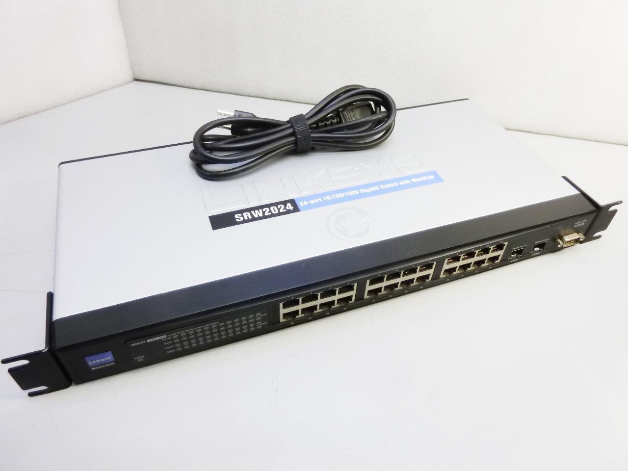 Cisco Systems Linksys SRW2024 Ver 1.3 24-Port 10/100/1000 Gigabit Switch WebView