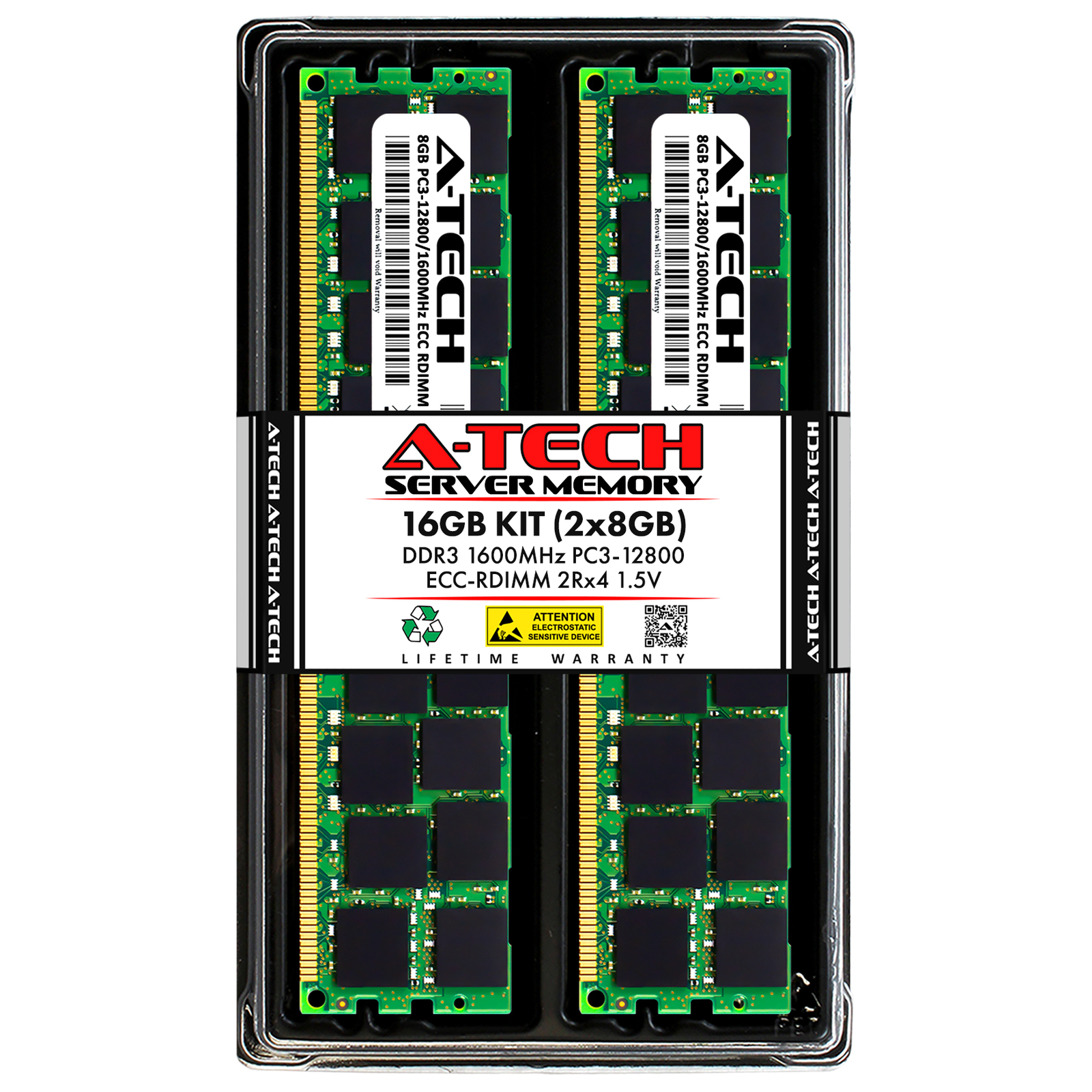 16GB 2x 8GB PC3-12800R RDIMM Supermicro X9DRFF-7 X9DRL-EF X9DRT-HIBFF Memory RAM