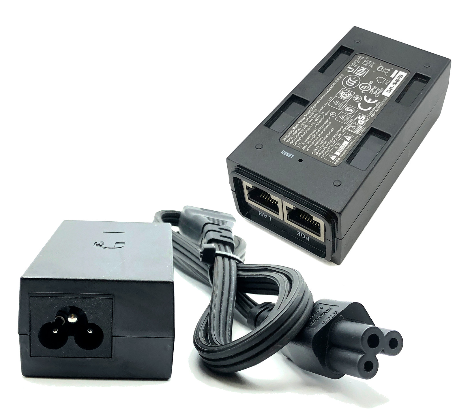 Genuine 24V Ubiquiti PoE Power Injector Adapter for Security Video Camera OEM