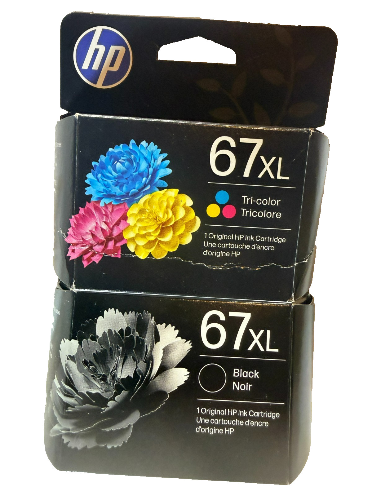👍 HP 67XL Black & Tri-Color High Yield Ink Cartridge FRESH Exp 8/2027 LOW PRICE