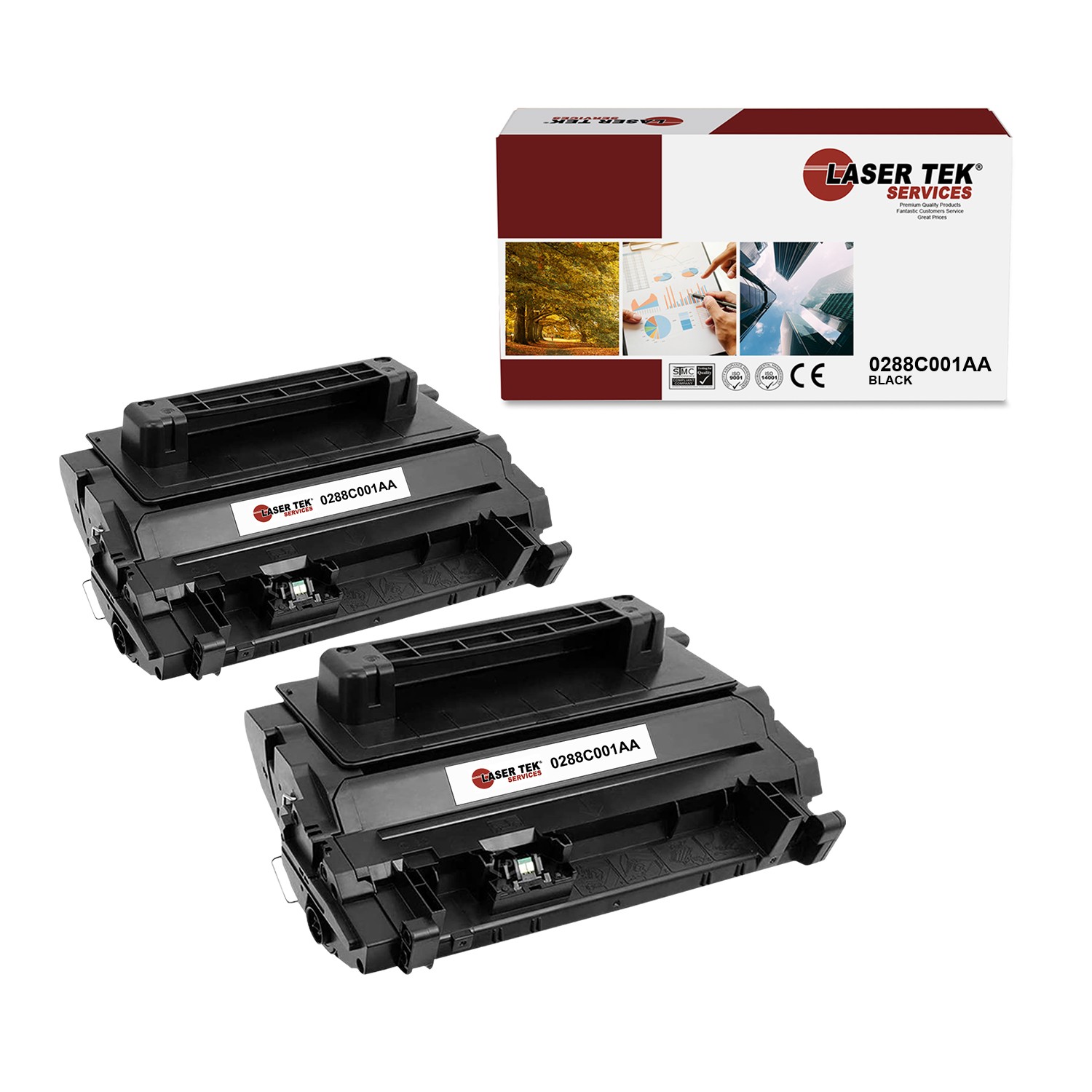 2Pk LTS 039H Black HY Compatible for Canon ImageClass LBP351dn LBP352dn Toner