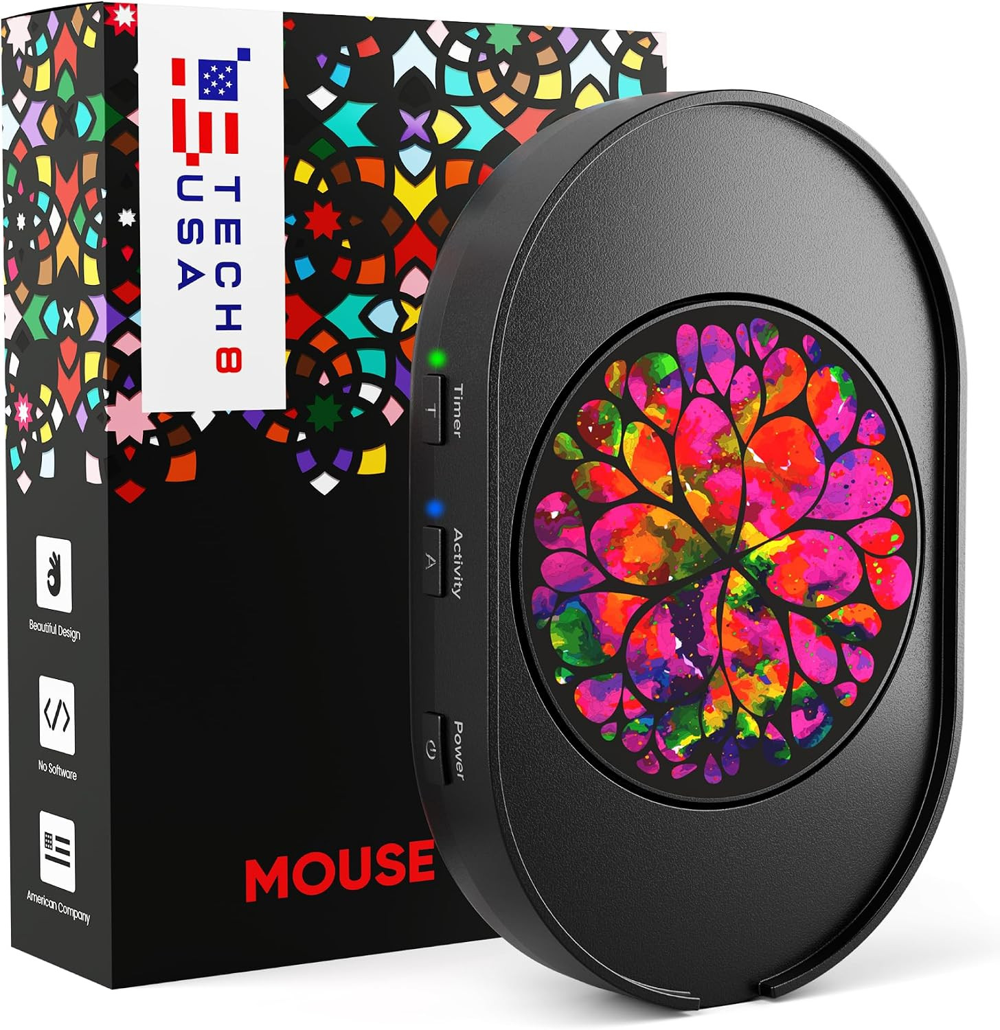 TECH8 USA Mega Disc Mouse Mover Jiggler, Adjustable Activity & Auto-Turn off Tim