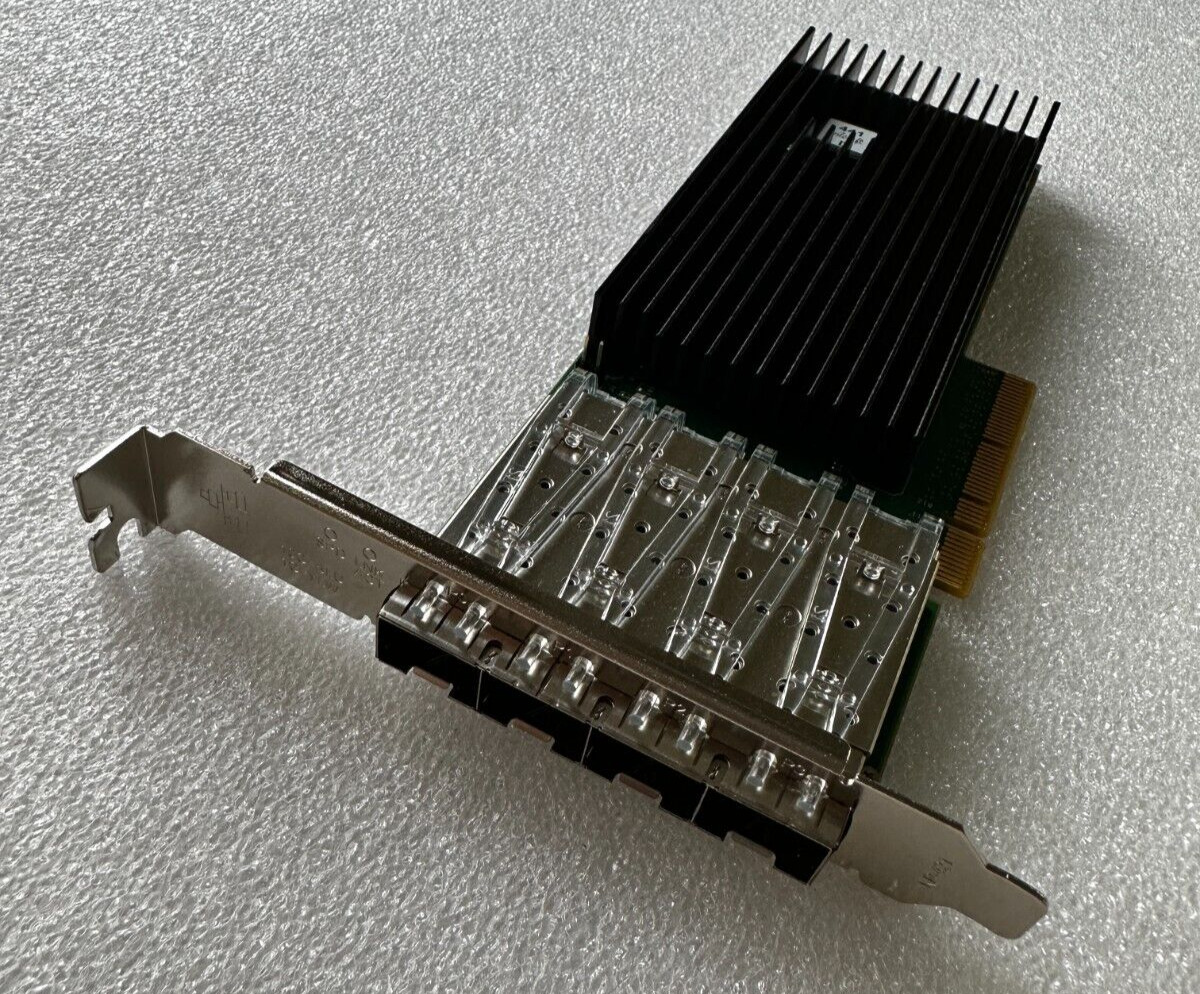 Silicom Intel XL710 10Gb Quad Port Fiber Channel Card PE310G4I71LB-XR Dell DTV7K