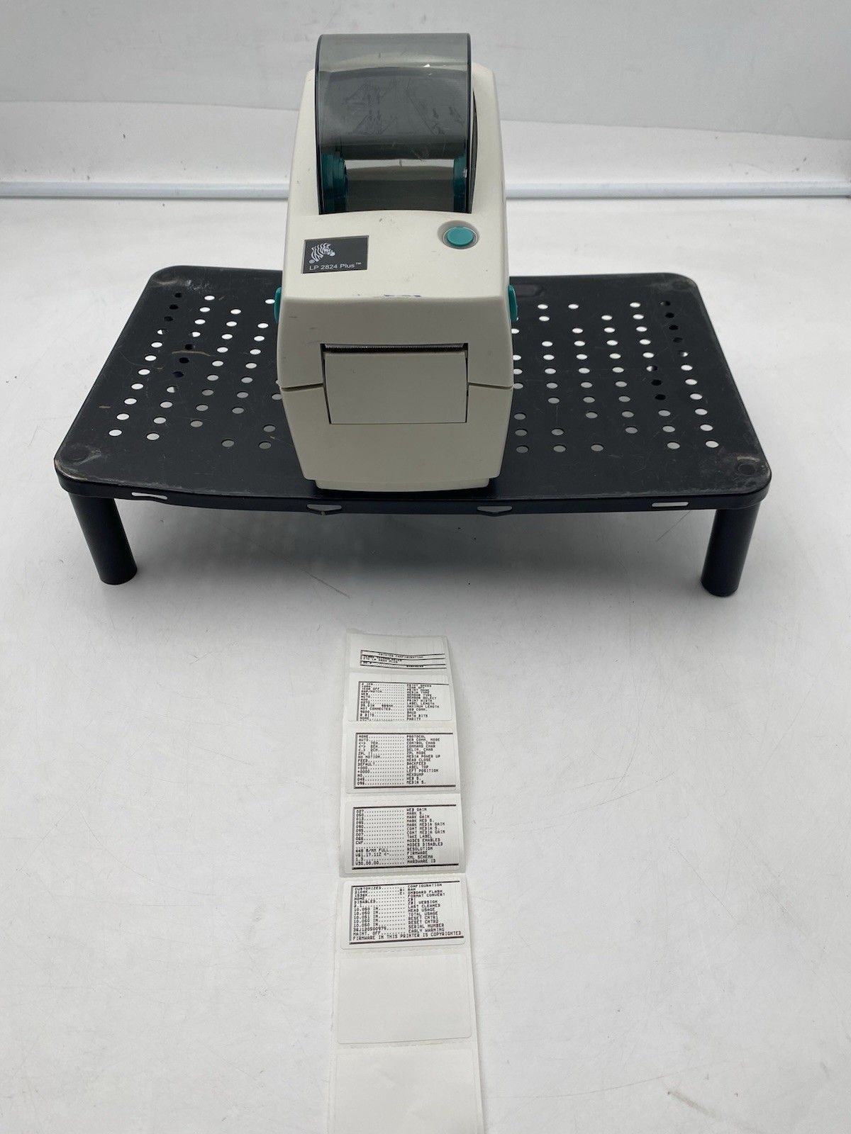 Zebra TLP2824 282P-201110-000 Direct Thermal Printer USB For Parts/Repair