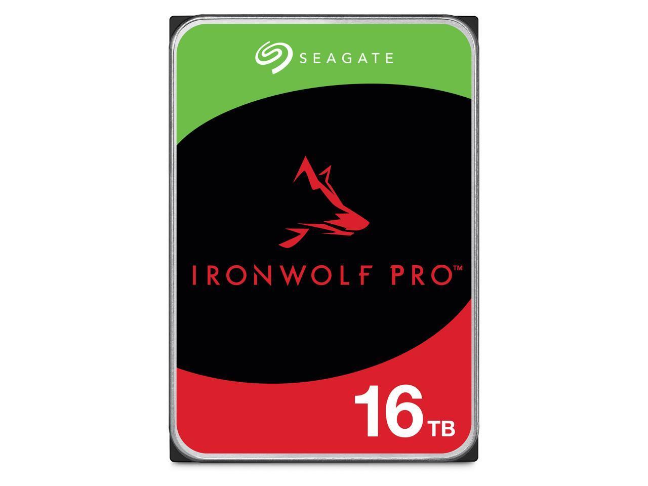 Seagate 16TB Hard Drive IronWolf Pro Internal HDD 7200RPM 256MB Cache 3.5"