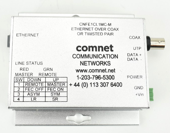 ComNet CNFE1CL1MC-M Fast Ethernet Converter over Coax or Twisted Pair