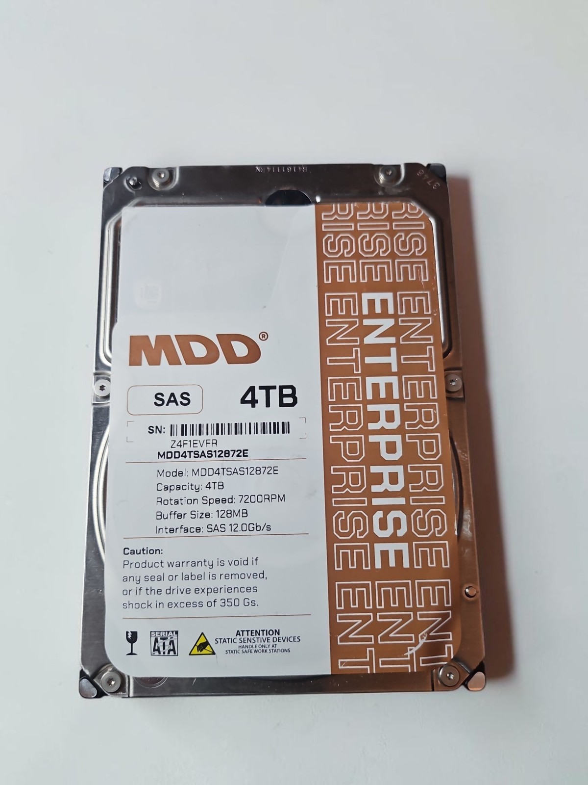 🔥4TB 7200RPM SAS Internal Enterprise Hard Drive 128MB Cache 12Gb/ Open Box 