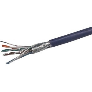 Weltron Cat 6 STP 550 MHz Solid Shielded Plenum CMP Cable 1000 Feet
